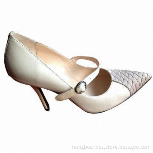 Dress Women's Leather Footwear, Quality Vamp, Insole, Lining and Leather Pink Outsole
